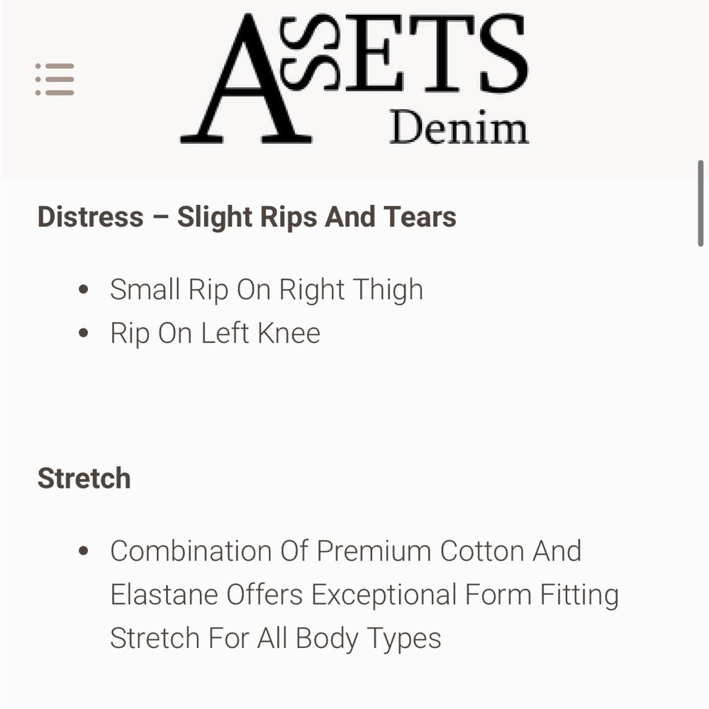 Assets Denim Light Blue Distressed Skinny Jean - Picture 7 of 16